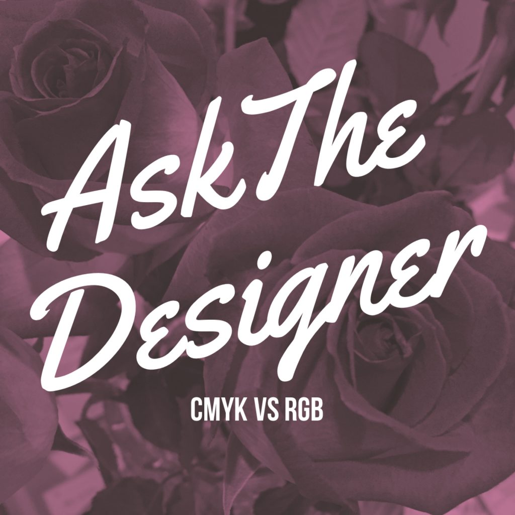 "Ask The Designer" graphic