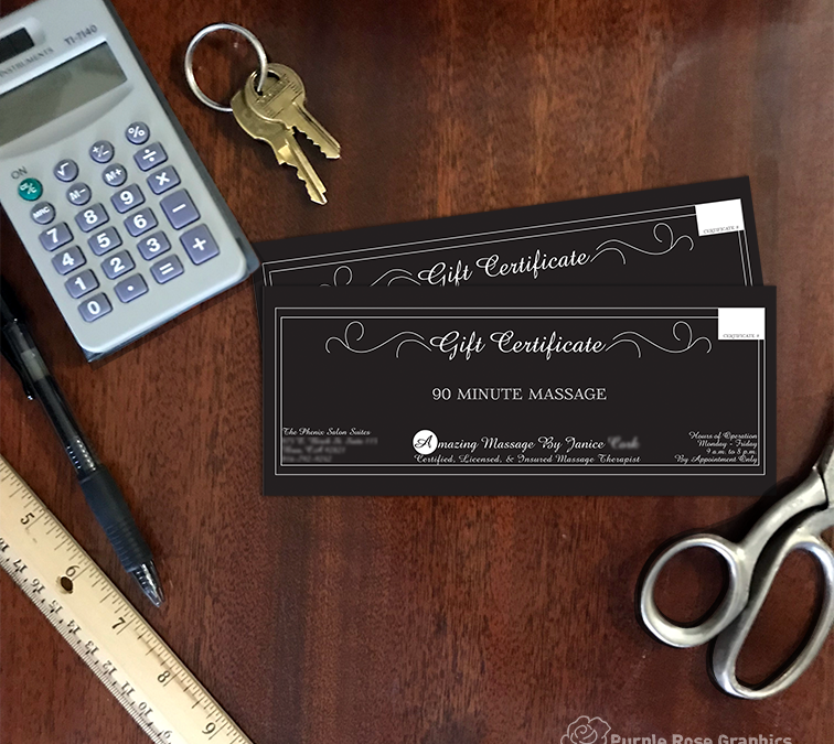 Branded Gift Certificates